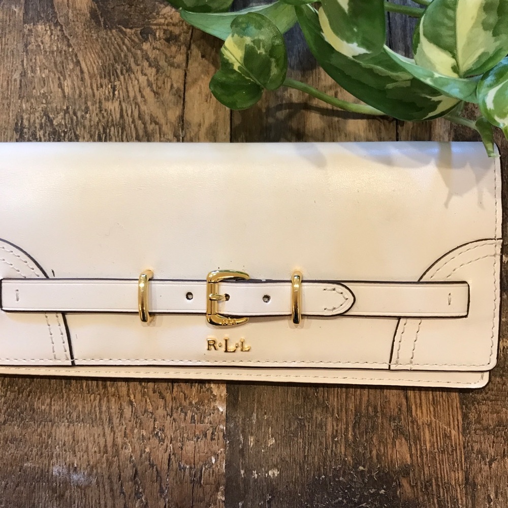 Lauren Ralph Lauren Two Tone Leather Wallet
